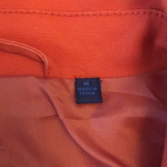 Martin and Osa size Med orange pea coat. - Picture 4 of 5